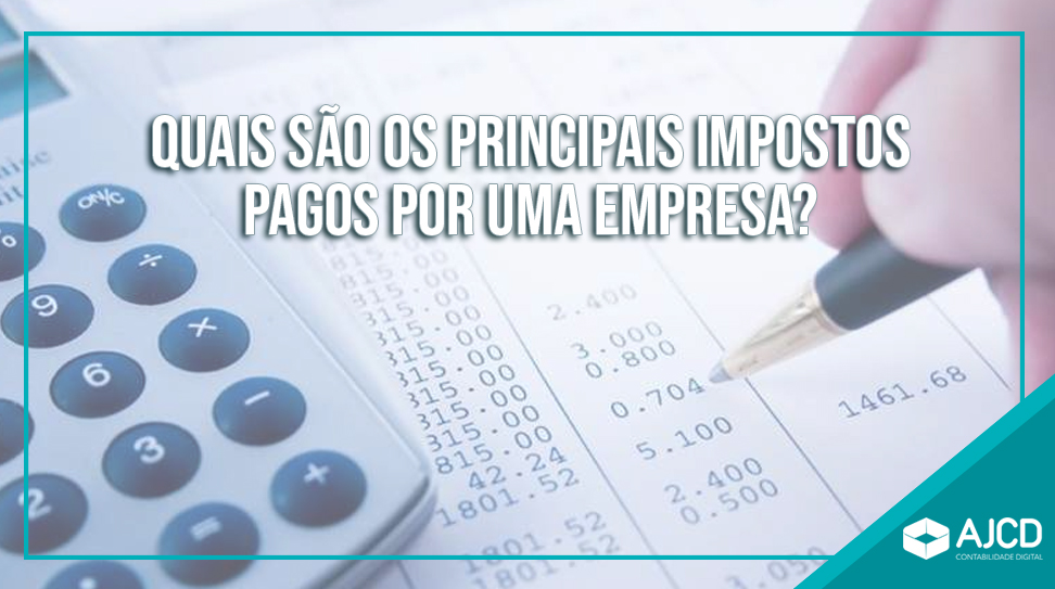 principais impostos pagos pelas empresas